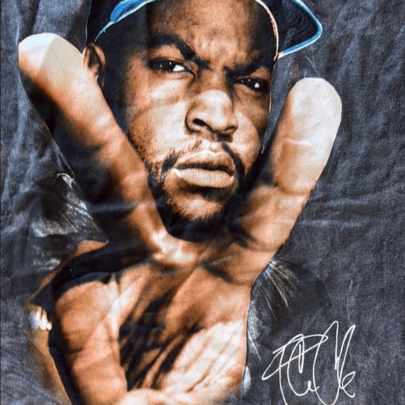 NWOT  Ice Cube Graphic Men's T-Shirt - Black sz l - Picture 2 of 4
